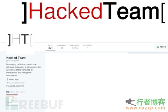  Hacking Team, a professional hacker company, was leaked by hacking 400GB internal data and attack tools