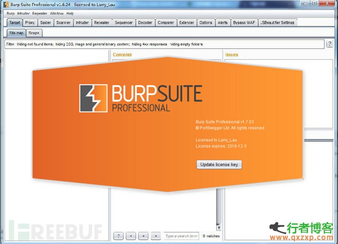  Burpsuite 1.7.03, the latest cracked version of penetration artifact